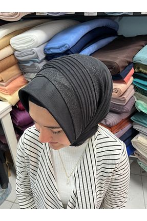 روسری مشکی پنبه ای Gülnur tasarım - کد 928147332