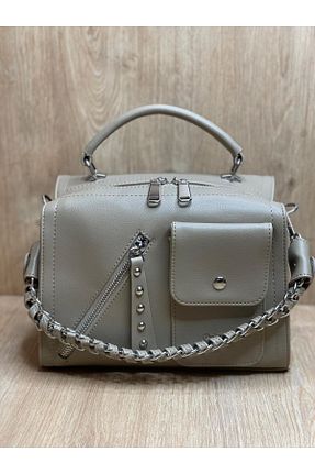 کیف دوشی بژ زنانه چرم مصنوعی Madamminik - کد 928148161