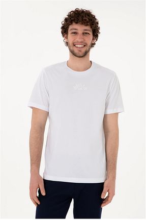 تیشرت سفید مردانه رگولار U.S. Polo Assn. - کد 928148968