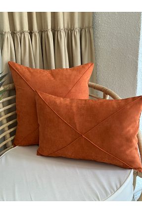 کوسن و روکش کوسن نارنجی جیر Decamor home - کد 928146506