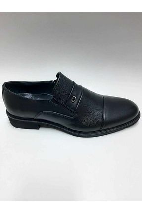 کفش کلاسیک مشکی مردانه چرم خالص Ataç - کد 928164474