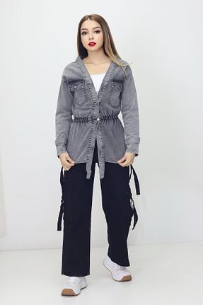 کت طوسی زنانه رگولار RAPİDO LİFE - کد 928181764