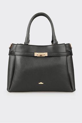 کیف دستی مشکی زنانه چرم مصنوعی Elle - کد 928640665
