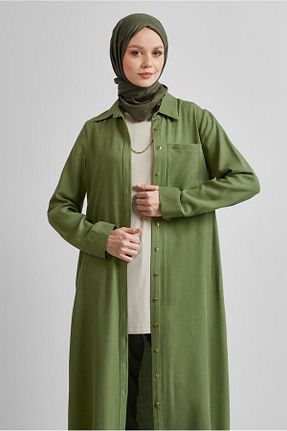 تونیک حجاب سبز زنانه مخلوط ویسکون Alvina - کد 928186105