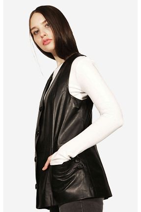 جلیقه مشکی زنانه Relaxed Dericlub - کد 131247502