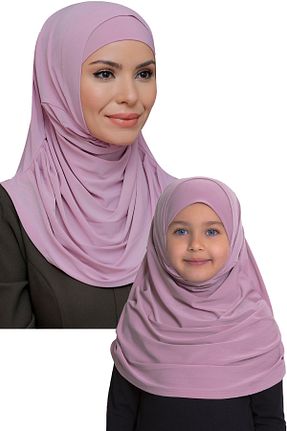روسری صورتی 100 x 100 HÜRREM BONE - کد 928233241