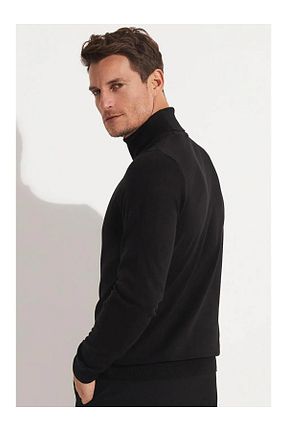 پلیور مشکی مردانه ساده MODA - کد 928267175