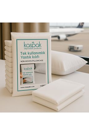 روکش بالش سفید ویسکون kaspak - کد 758991317