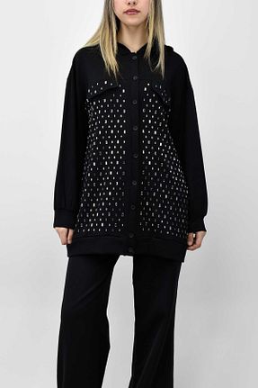 تونیک مشکی زنانه رگولار Biriz Moda - کد 928277823