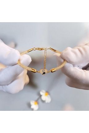 دستبند جواهر طلائی زنانه archin - کد 839356502