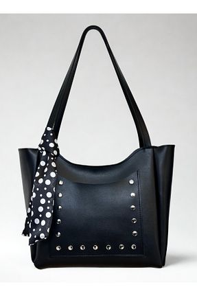 کیف دوشی مشکی زنانه چرم مصنوعی fular & bags - کد 928291958