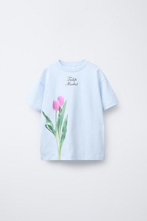 تیشرت آبی بچه گانه اورسایز The Champ Clothing - کد 928558290