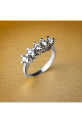 انگشتر نقره زنانه زیرکن GIBYJEWEL - کد 816140171