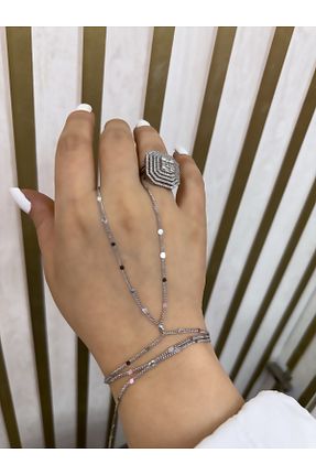 شاهمران جواهر طوسی زنانه Hicrans Takı - کد 928307733