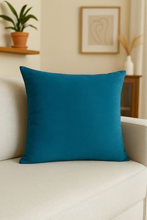 کوسن و روکش کوسن آبی لانه زنبوری میکرو Luvora Home - کد 928315480