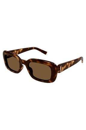 عینک آفتابی قهوه ای زنانه UV400 Saint Laurent - کد 869836386