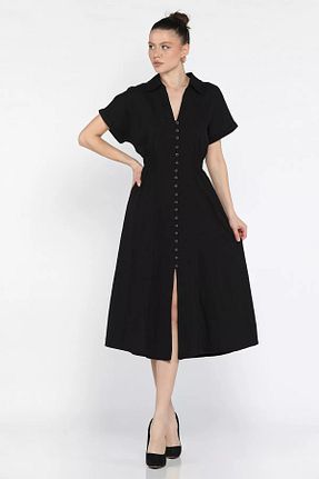 لباس مشکی زنانه بافتنی GÜLSELİ - کد 928321284