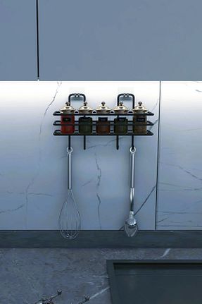 نظم دهنده حمام مشکی فلزی TncPatiShop - کد 928391056