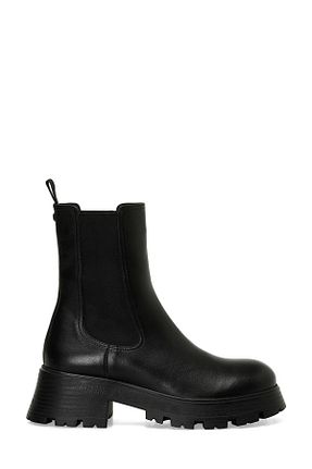 بوت / نیم بوت مشکی زنانه پارچه ای Nine West - کد 865477485