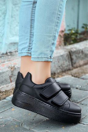 کفش کژوال مشکی زنانه چرم مصنوعی Shoes - کد 928626993