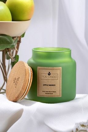 شمع سبز 1 پارچه Mois Candle - کد 658198807