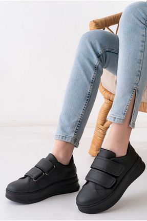 کفش کژوال مشکی زنانه چرم مصنوعی Shoes - کد 928626993