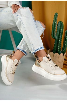 کفش پیاده روی بژ زنانه چرم مصنوعی Shoes - کد 928628761