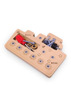 اسباب بازی چوبی بژ 1 ALGWOOD - کد 926752033