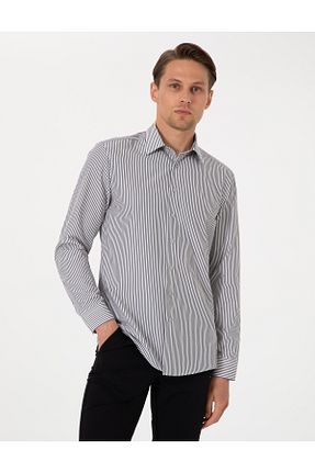 پیراهن قهوه ای مردانه اسلیم فیت Pierre Cardin - کد 928401488