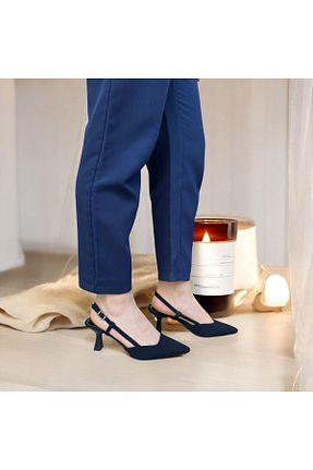 کفش پاشنه بلند کلاسیک مشکی زنانه چرم مصنوعی çavt - کد 928404968
