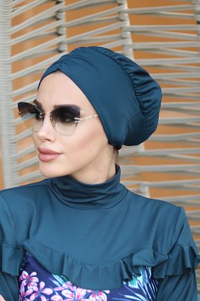 کلاه شنای حجاب آبی زنانه Remsa Mayo - کد 928404352