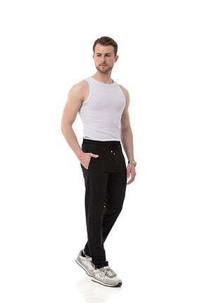 شلوار مشکی مردانه لیکرا monox - کد 928415971