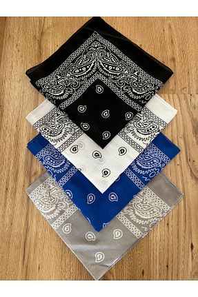 باندانا سفید پنبه ای Gülerbandana by yunus güler - کد 928414249