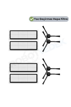 اکسسوری جاروبرقی مشکی robotyedek - کد 787659081