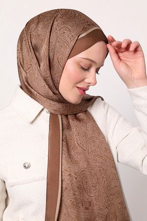 شال قهوه ای زنانه LuvenSara - کد 928433189