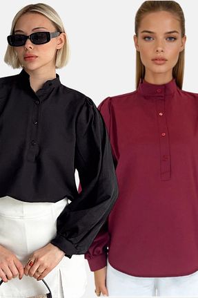 پیراهن مشکی زنانه رگولار VAGGON - کد 928435282