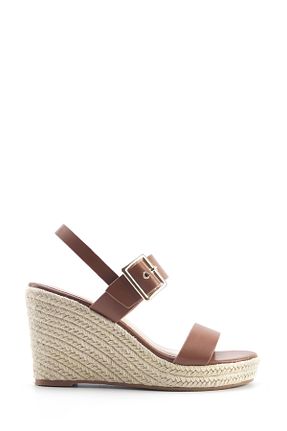 کفش اسپادریل قهوه ای زنانه چرم مصنوعی Nine West - کد 899657956