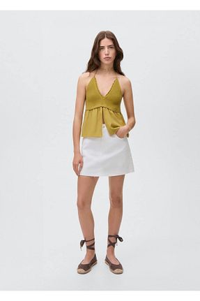 بلوز سبز زنانه رگولار MANGO Teen - کد 904078513