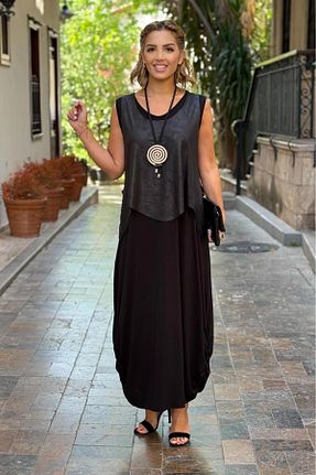 لباس مشکی زنانه بافتنی Nevin Kaya Moda - کد 928440634