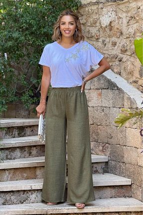 شلوار سبز زنانه بافتنی Nevin Kaya Moda - کد 928465449