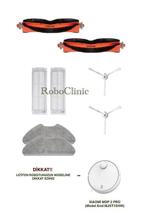 اکسسوری جاروبرقی سفید Roboclinic - کد 876538456