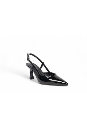 کفش استایلیتو مشکی پاشنه نازک MODA İBO SHOES - کد 928652469
