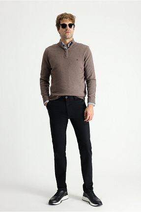 شلوار مشکی مردانه لیکرا Kiğılı - کد 852270878