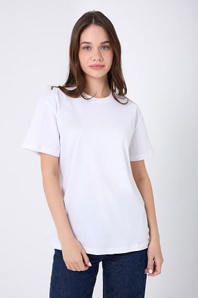 تیشرت سفید زنانه رگولار BATIKAN COLLECTION - کد 928492479