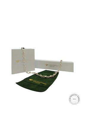 گردنبند نقره طوسی زنانه 925 عیار Luminosity Graft - کد 927403687
