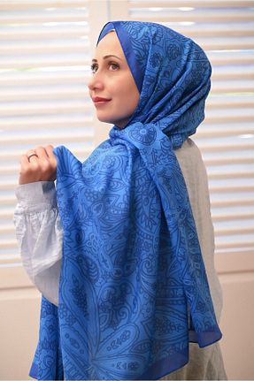 شال آبی زنانه İpekhan - کد 928501826