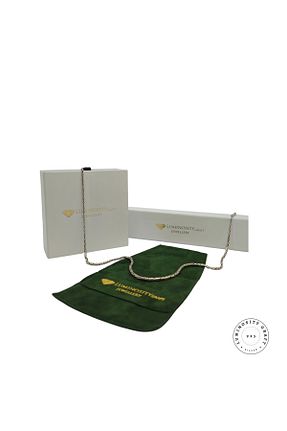 گردنبند نقره طوسی مردانه 925 عیار Luminosity Graft - کد 928492098