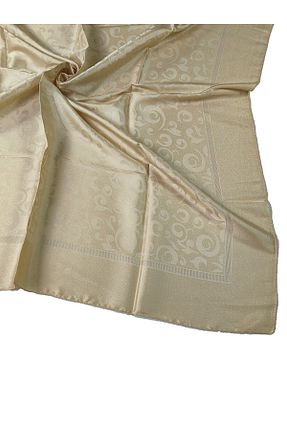 روسری طلائی پلی استر mim eşarp - کد 928523129