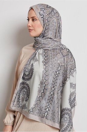 شال قهوه ای زنانه پلی استر Alvina - کد 928551715