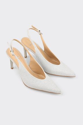 کفش پاشنه بلند کلاسیک زنانه پارچه ای Elle - کد 928550954